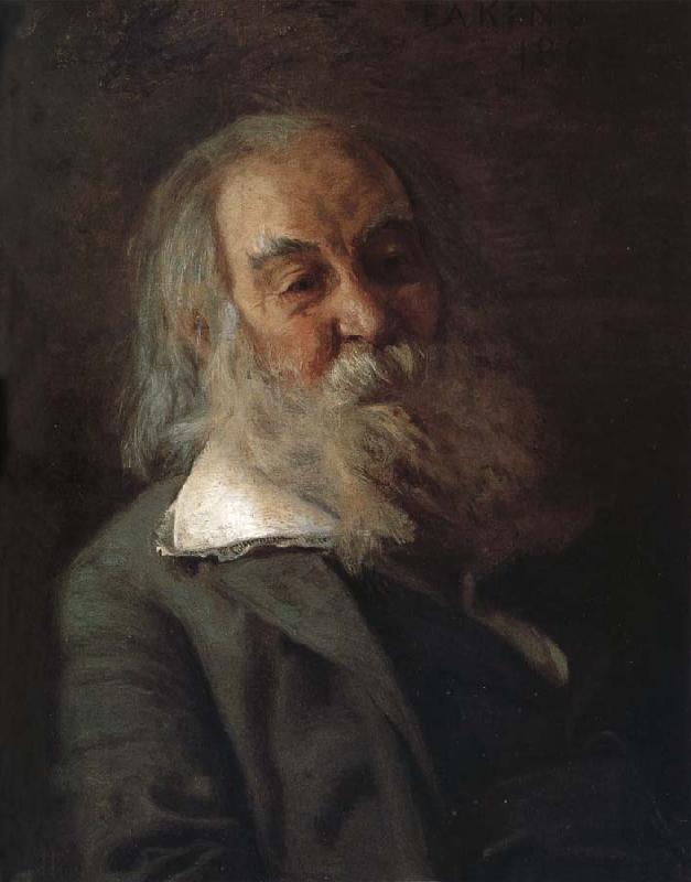 Thomas Eakins The Portrait of Walt Whitman Sweden oil painting art